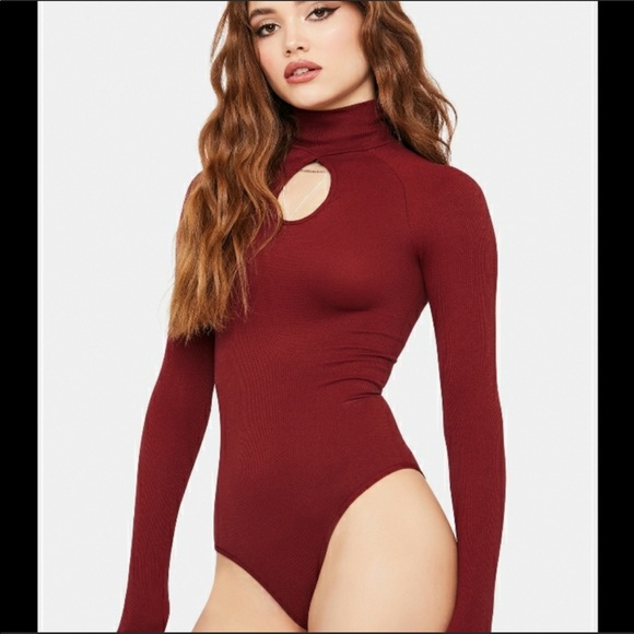NWT Free People ribbed turtle neck bodysuit - Picture 3 of 10